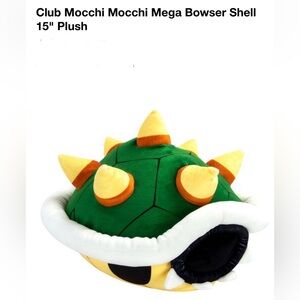 Club Mocchi Mocchi Nintendo Super Mario Mega 15" Plush - Bowser Shell Soft Cute.